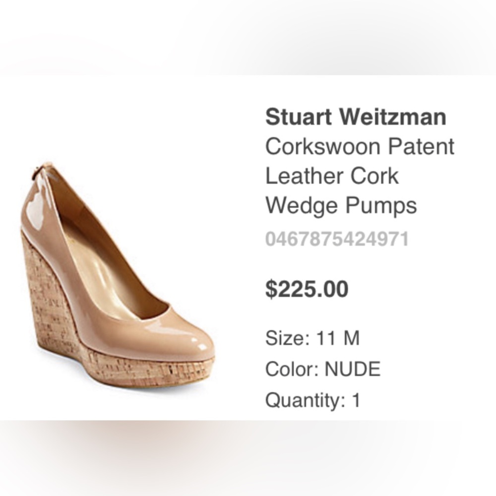 Stuart Weitzman Corkswoon size 11 & 11.5 🍁
